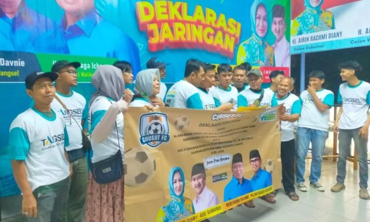 Chusut FC Dukung Airin Rachmi Diany-Ade Sumardi dan Benyamin-Pilar