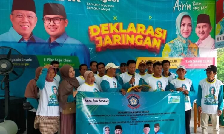 Tak Beralih, Komunitas Gado-gado Pondok Cabe Tetap Dukung Airin-Ade dan Benyamin-Pilar di Pilkada 2024