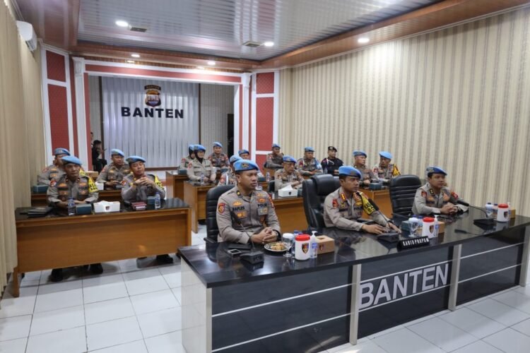 Perdana Perayaan HUT Propam Polri di Usia Ke-22, Bidpropam Polda Banten Ikuti Kegiatan Secara Virtual