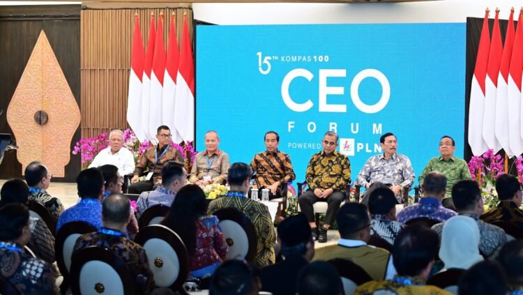 Presiden Jokowi Hadiri Kompas 100 CEO Forum Tahun 2024 di IKN