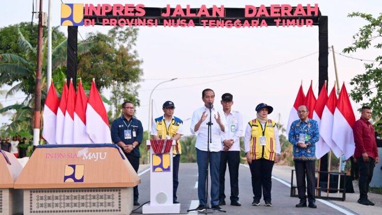 Presiden Jokowi Resmikan 27 Ruas Jalan di Provinsi NTT
