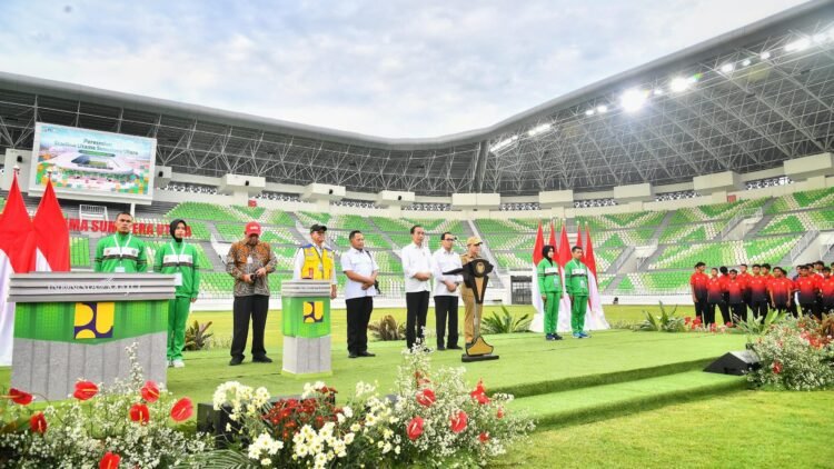 Presiden Jokowi Resmikan Stadion Utama Sumatera Utara