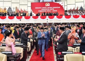 Presiden Jokowi Saksikan Pengucapan Sumpah/Janji Anggota DPR/DPD/MPR RI Periode 2024-2029