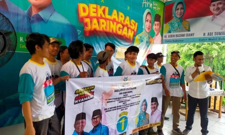 Sekelompok Anak Muda Jaringan Asa Kami BENPILAR Deklarasi Dukung Ben-Pilar & Airin-Ade Sumardi