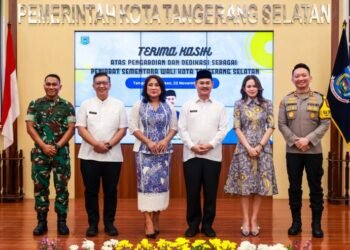 Pelepasan Purna Tugas Pjs Wali Kota Tangsel, Tabrani: Tugas Amanah Telah Tuntas