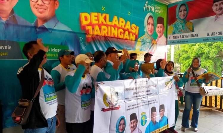 GSPI Gelar Deklarasi Dukung Airin-Ade di Banten dan Benyamin Davnie-Pilar Saga Ichsan di Tangsel