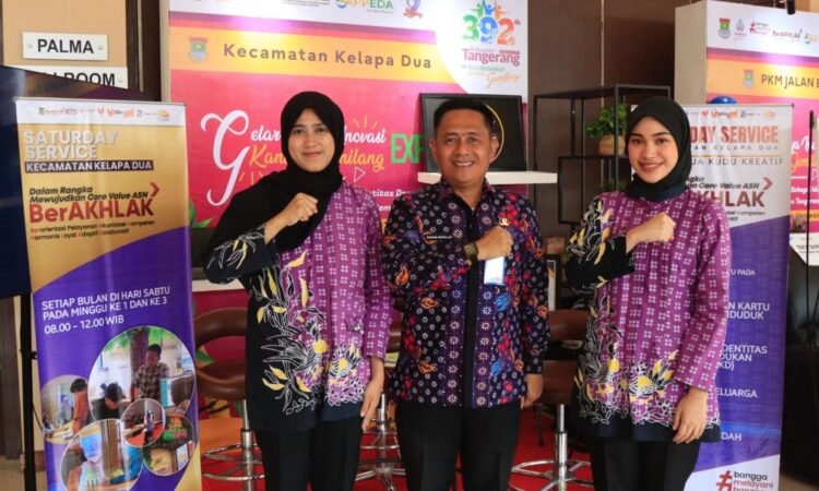 Kecamatan Kelapa Dua Tampilkan Inovasi Saturday Service di Ajang Kanvas Gemilang
