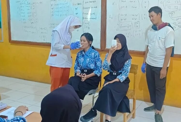 Puskesmas Cikupa Sosialisasi dan Skrining Perilaku Merokok pada Pelajar