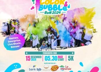 Pemkot Gelar Tangsel Color and Bubble Run di Semarak HUT ke-16