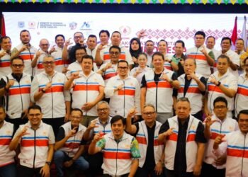 Tutup Rakornas KONI se-Indonesia, Pilar Saga Ichsan Tekankan Perkuat Sinergi di Bidang Olahraga