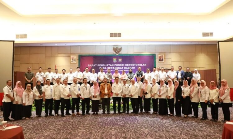 Assisten III Buka Rapat Penguatan Fungsi Keprotokolan Perangkat Daerah