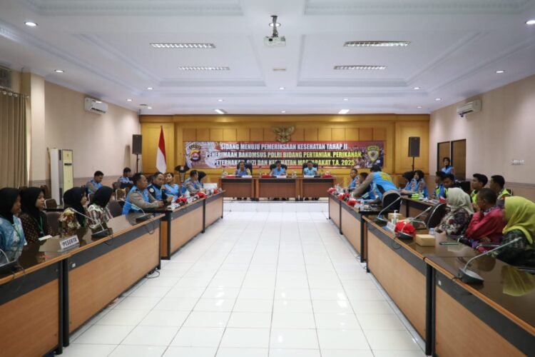 Polda Banten Gelar Sidang Rikkes Tahap II, Rekrutmen Bakomsus Polri Bidang P3GKM