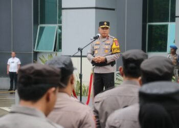 Wakapolda Banten Pimpin Apel Personel Polresta Tangerang