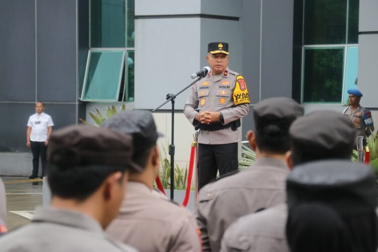 Wakapolda Banten Pimpin Apel Personel Polresta Tangerang