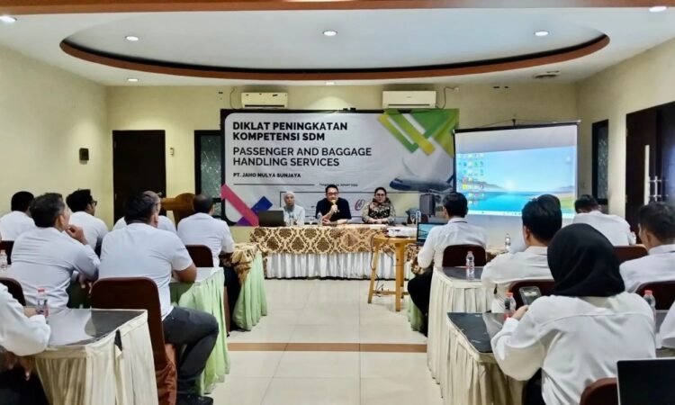Dimotori PT Jaho Mulya Sunjaya, Grup Operasi Bersama Pelayanan Penumpang dan Bagasi ADORA Gelar Diklat Peningkatan Kompetensi Personil