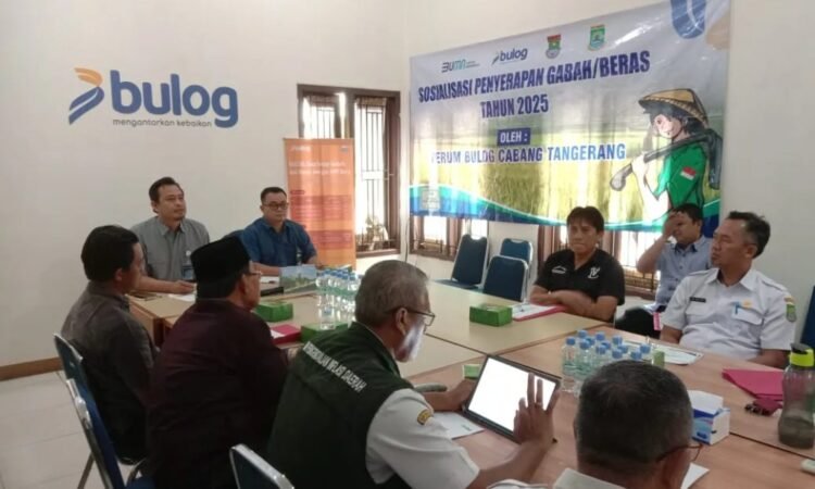 Perum Bulog Tangerang Sosialisasi Penyerapan Gabah dan Beras Jelang Musim Panen