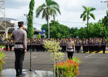 Polres Cilegon Gelar Apel Konsolidasi Pasca Pengamanan TPS Pilkada 2024