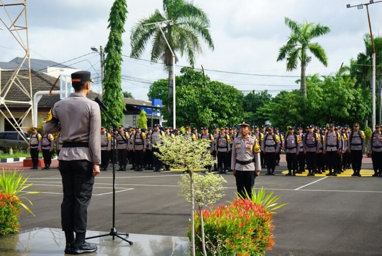 Polres Cilegon Gelar Apel Konsolidasi Pasca Pengamanan TPS Pilkada 2024