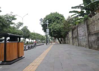 Pedestrian Jalan Raya Ciater, Hadir dengan Desain Baru untuk Kenyamanan Pejalan Kaki dan Disabilitas