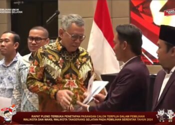 KPU Tangsel Resmi Tetapkan Benyamin Davnie-Pilar Saga Ichsan sebagai Pasangan Calon Wali Kota dan Wakil Wali Kota Terpilih pada Pilkada 2024