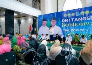 Pilar Saga Ichsan: DMI Tangsel Bersholawat Perkuat Ukhuwah Islamiah