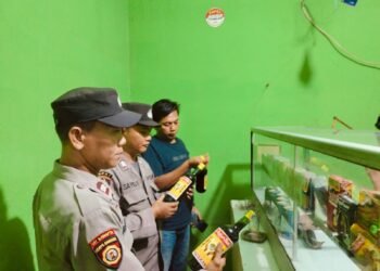 Giat Operasi Pekat Maung Tahun 2025 di Wilayah Hukum Polsek Cibadak.