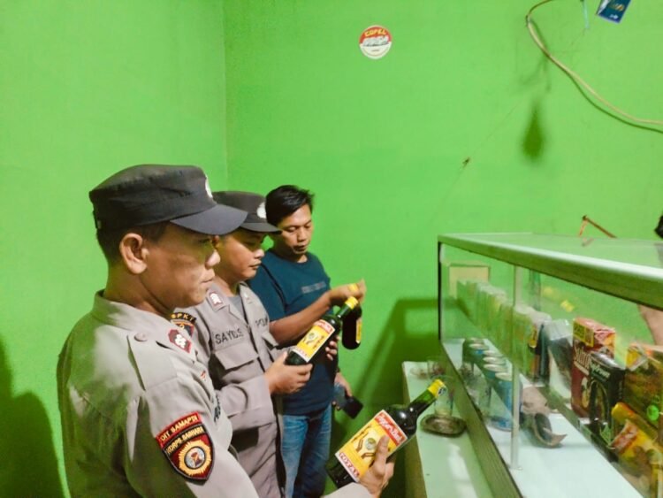 Giat Operasi Pekat Maung Tahun 2025 di Wilayah Hukum Polsek Cibadak.