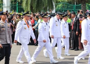 Benyamin Davnie-Pilar Saga Ichsan Resmi Dilantik Presiden Prabowo Subianto sebagai Wali Kota dan Wakil Wali Kota Tangsel 2025-2030