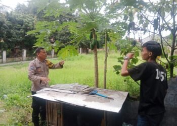 Bhabinkamtibmas Polsek Mauk Polresta Tangerang Sambang Desa Dengarkan Keluhan Masyarakat