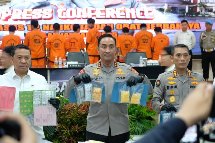 Dirresnarkoba Polda Banten dan Jajaran Ungkap Kasus Tindak Pidana Narkoba dan Obat Berbahaya Selama Januari 2025