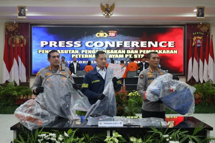 Pasca Insiden Pembakaran Peternakan Ayam, Polda Banten Berhasil Tangkap 11 Tersangka