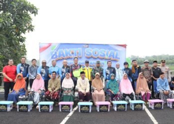 Pererat Kebersamaan Dengan Masyarakat, Polda Banten Gelar Fun Bike dan Bakti Sosial