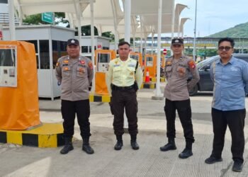 Personel Samapta Kskp Merak Polres Cilegon Polda Banten Laksanakan Patroli Dialogis