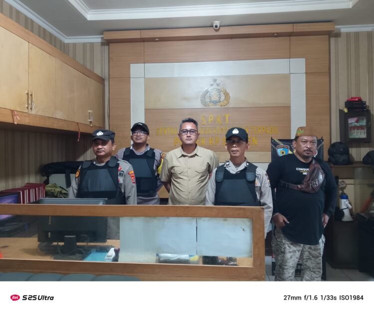Untuk keamanan Mako, Polsek KP Banten Polres Cilegon laksanakan Sispam Mako