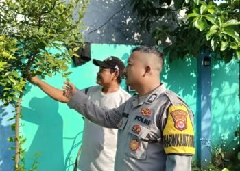 Bhabinkamtibmas Desa Margamulya Bripka Rijal Gelar Program Kapolda Banten Poliran dan Pendataan Pekarangan Lestari
