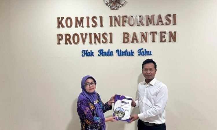 Diskominfo Kabupaten Tangerang Serahkan Laporan PPID 2024 ke Komisi Informasi Banten