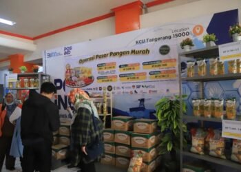 Operasi Pangan Murah di Kantor Pos Kota Tangerang Mulai Berjalan