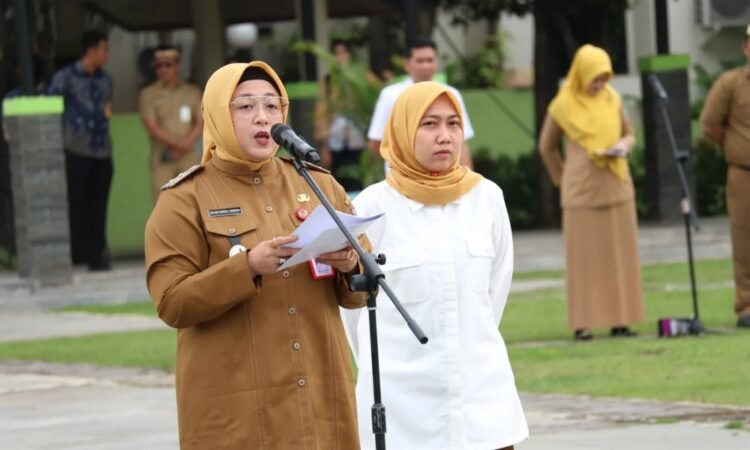 Wakil Bupati Tangerang Intan Nurul Hikmah Pimpin Apel Perdana Pasca Pelantikan