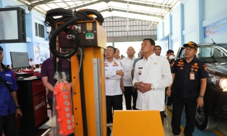 Bupati Maesyal Rasyid Resmikan Gedung Pelayanan Pengujian Kendaraan Bermotor UPTD Legok