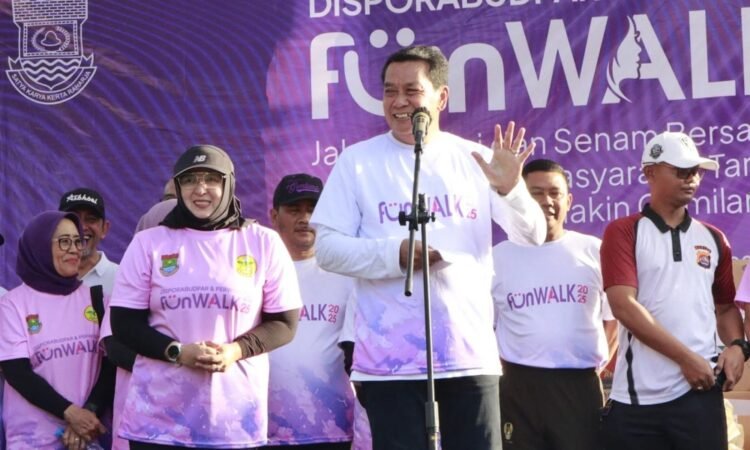 Bupati dan Wakil Bupati Tangerang Buka Senam Tangerang Gemilang dan Jalan Sehat