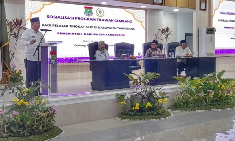 Cetak Generasi Berkualitas, Pemkab Tangerang Sosialisasi Program Tilawah Gemilang