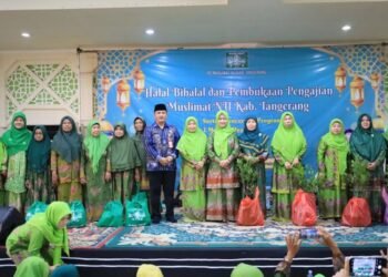 Halal Bihalal, Muslimat NU Dukung Program Bupati dan Wakil Bupati Tangerang