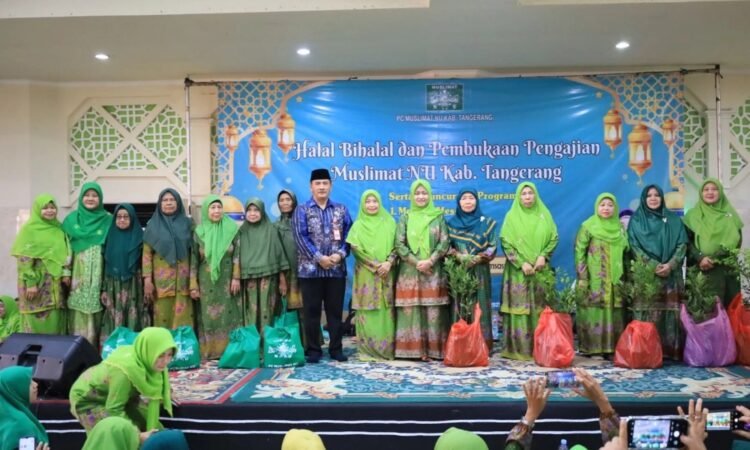 Halal Bihalal, Muslimat NU Dukung Program Bupati dan Wakil Bupati Tangerang