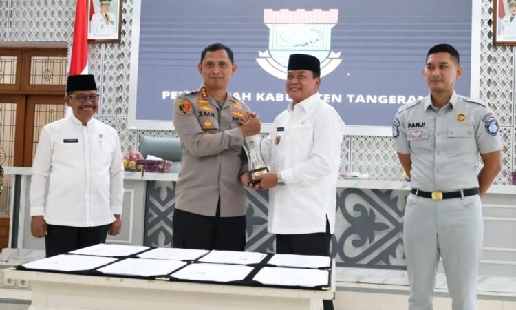 Pemkab Tangerang dan 3 Instansi Tanda Tangani Kesepakatan Penanganan Korban Kecelakaan Melalui Program TACS
