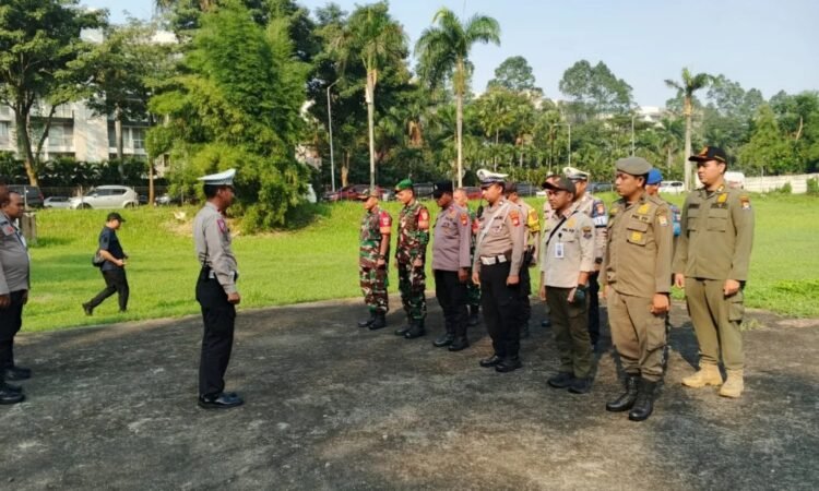Satpol PP Gelar Pengamanan Perayaan Hari Kenaikan Yesus Kristus