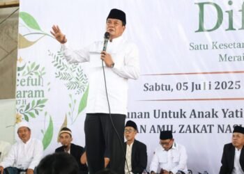 Bupati Tangerang Hadiri Santunan Yatim Baznas dan Pengajian Akbar Majelis Taklim Al-Munir