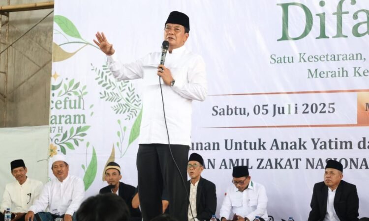 Bupati Tangerang Hadiri Santunan Yatim Baznas dan Pengajian Akbar Majelis Taklim Al-Munir