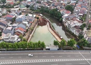 Dinas SDABMBK Tangsel Bangun Tandon untuk Pengendalian Banjir di Puri Bintaro Indah