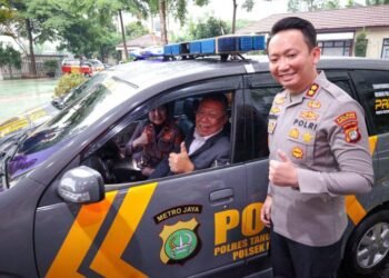 Dukung Kinerja Kepolisian, Wali Kota Benyamin Davnie Berikan Sembilan Unit Kendaraan Hibah dari Pemkot untuk Polres Tangsel