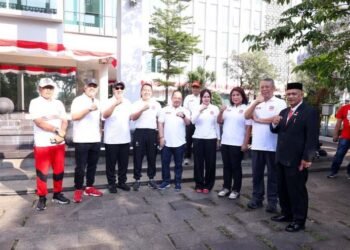 Semarak Hari Kemerdekaan Indonesia 2025, Wali Kota Tangsel Benyamin Davnie Ikuti Lomba Bersama Forkopimda